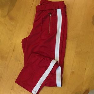 Red Track Pants
